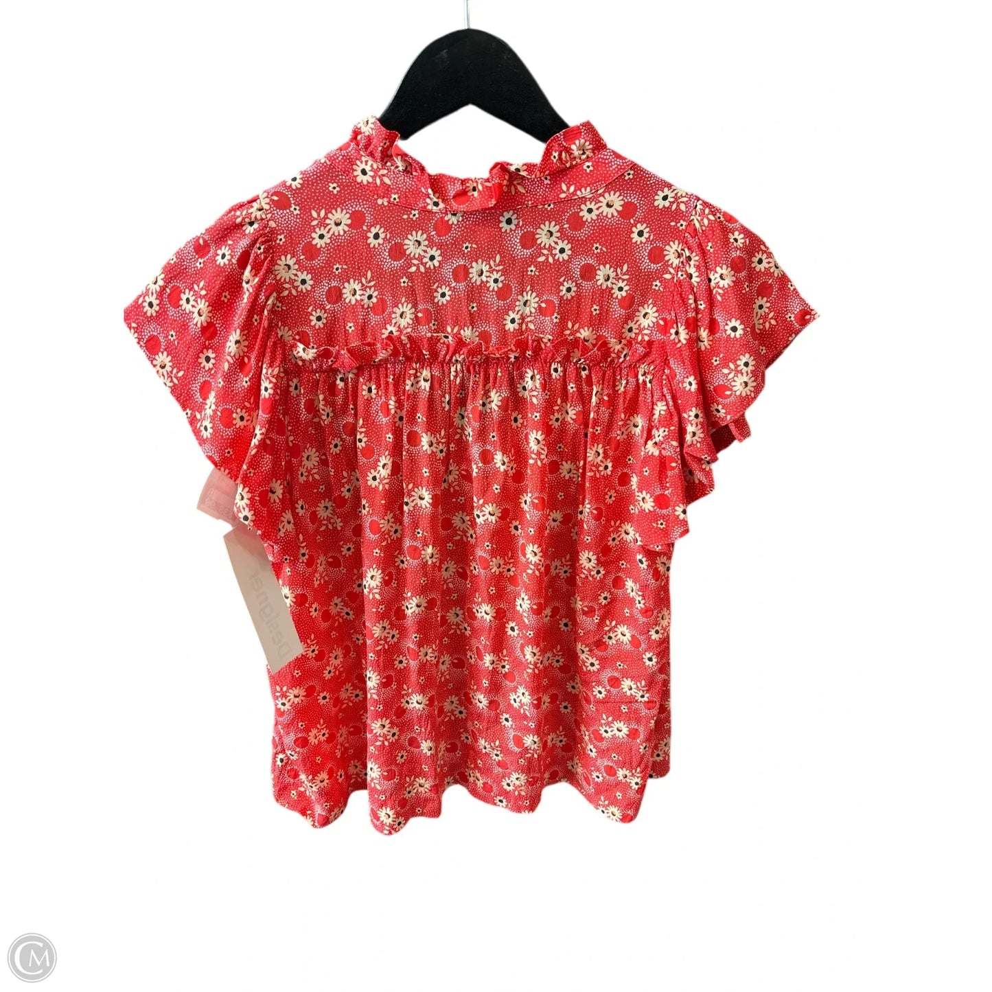 Top Short Sleeve Basic By Clothes Mentor In Red, Size: Xxs