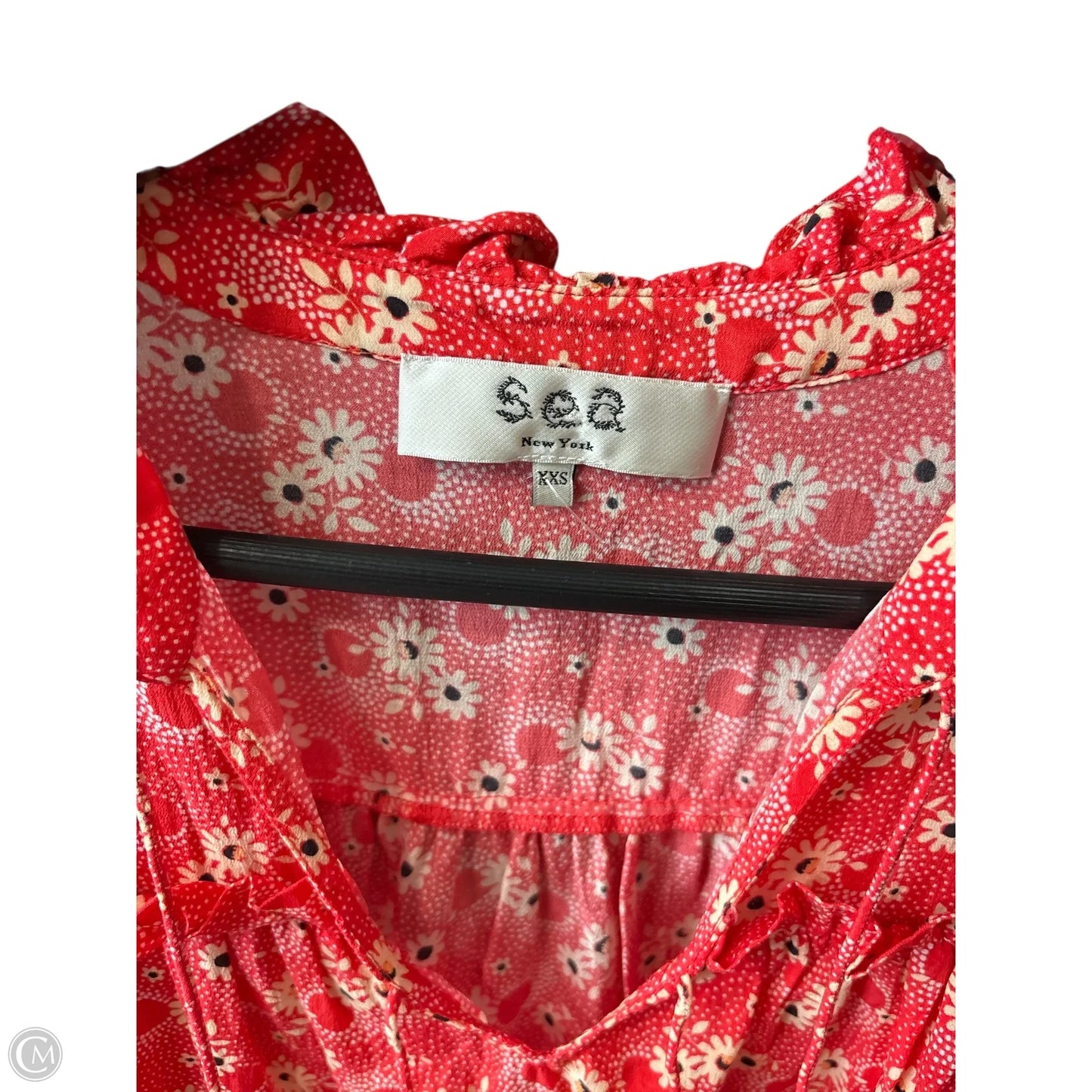Top Short Sleeve Basic By Clothes Mentor In Red, Size: Xxs