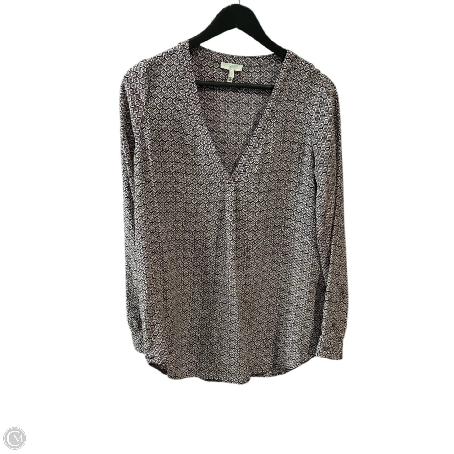 Top Long Sleeve Basic By Joie In Purple, Size: S
