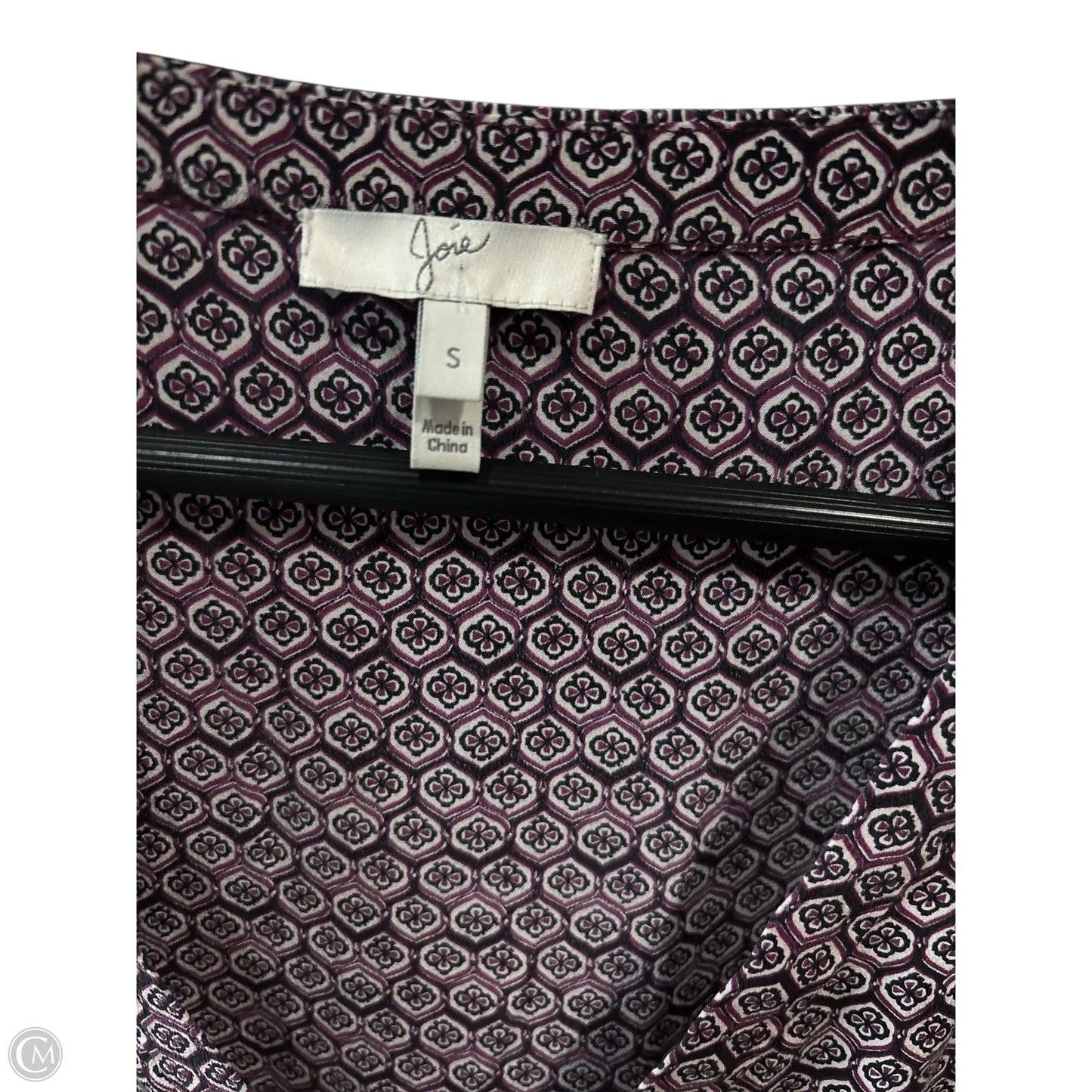 Top Long Sleeve Basic By Joie In Purple, Size: S