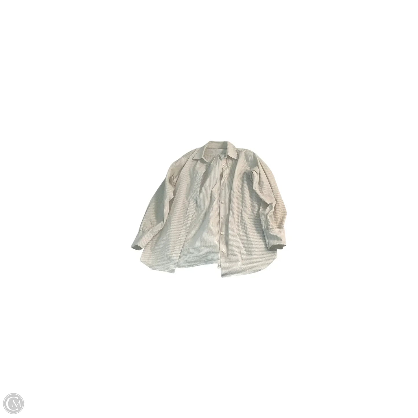 Top Long Sleeve Basic By Frame In Striped Pattern, Size: S