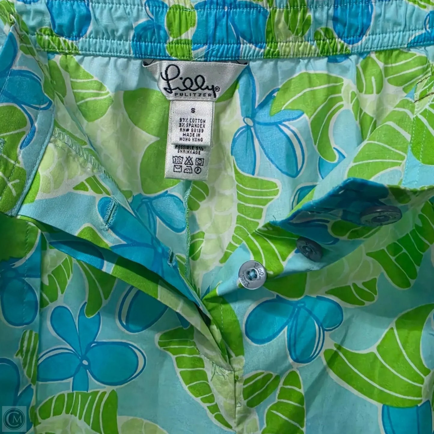 Pants Designer By Lilly Pulitzer In Blue & Green, Size: S