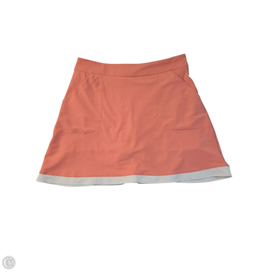 Athletic Skort By Peter Millar In Orange, Size: Xs