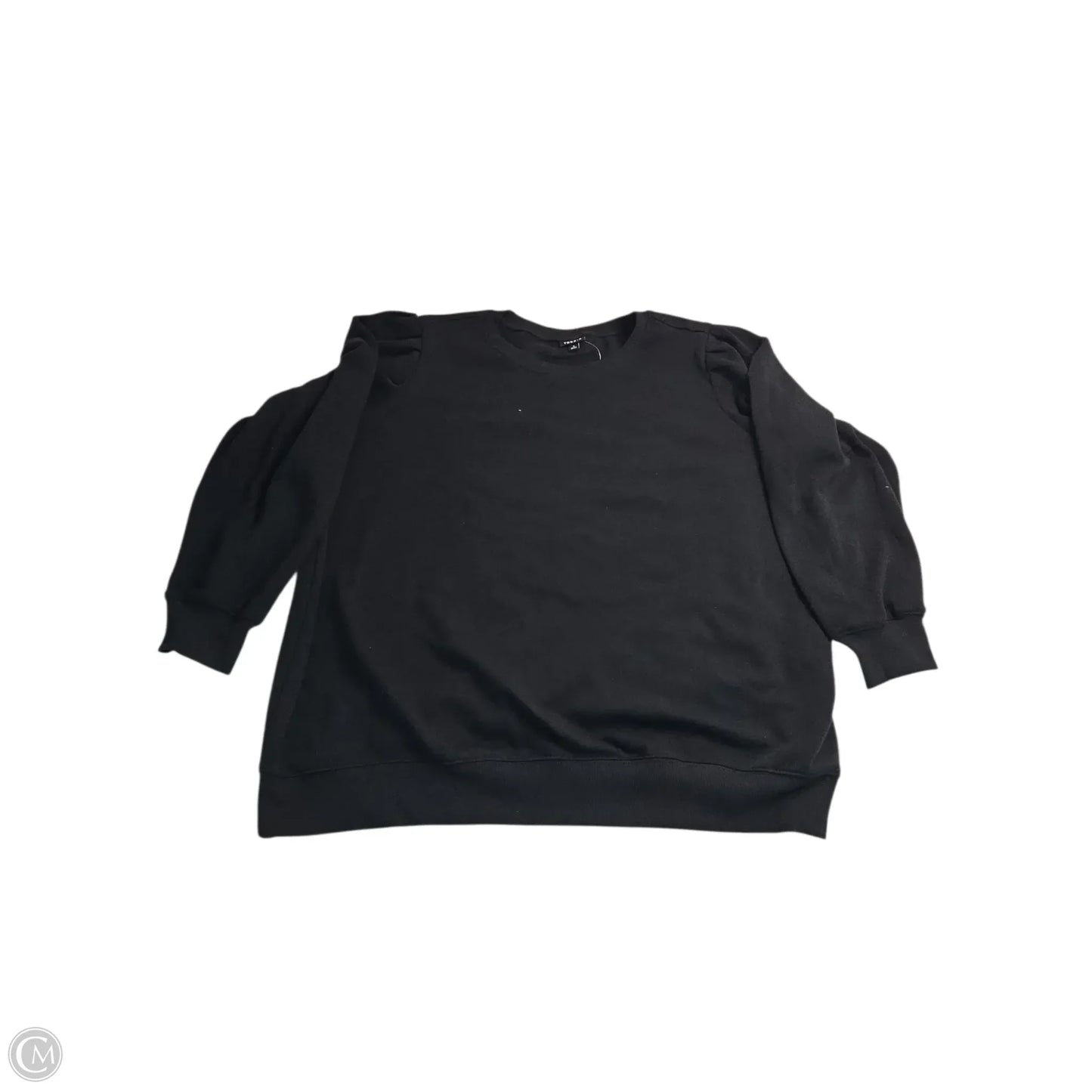 Top Long Sleeve Basic By Torrid In Black, Size: 3x