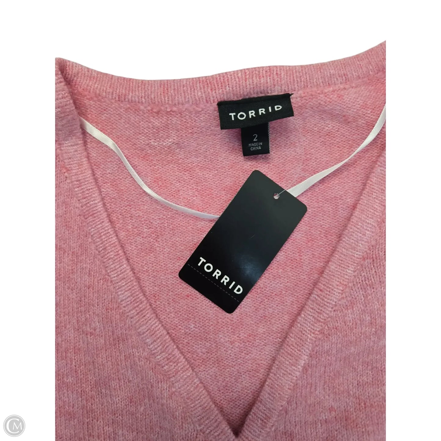 Sweater By Torrid In Pink, Size: 2x