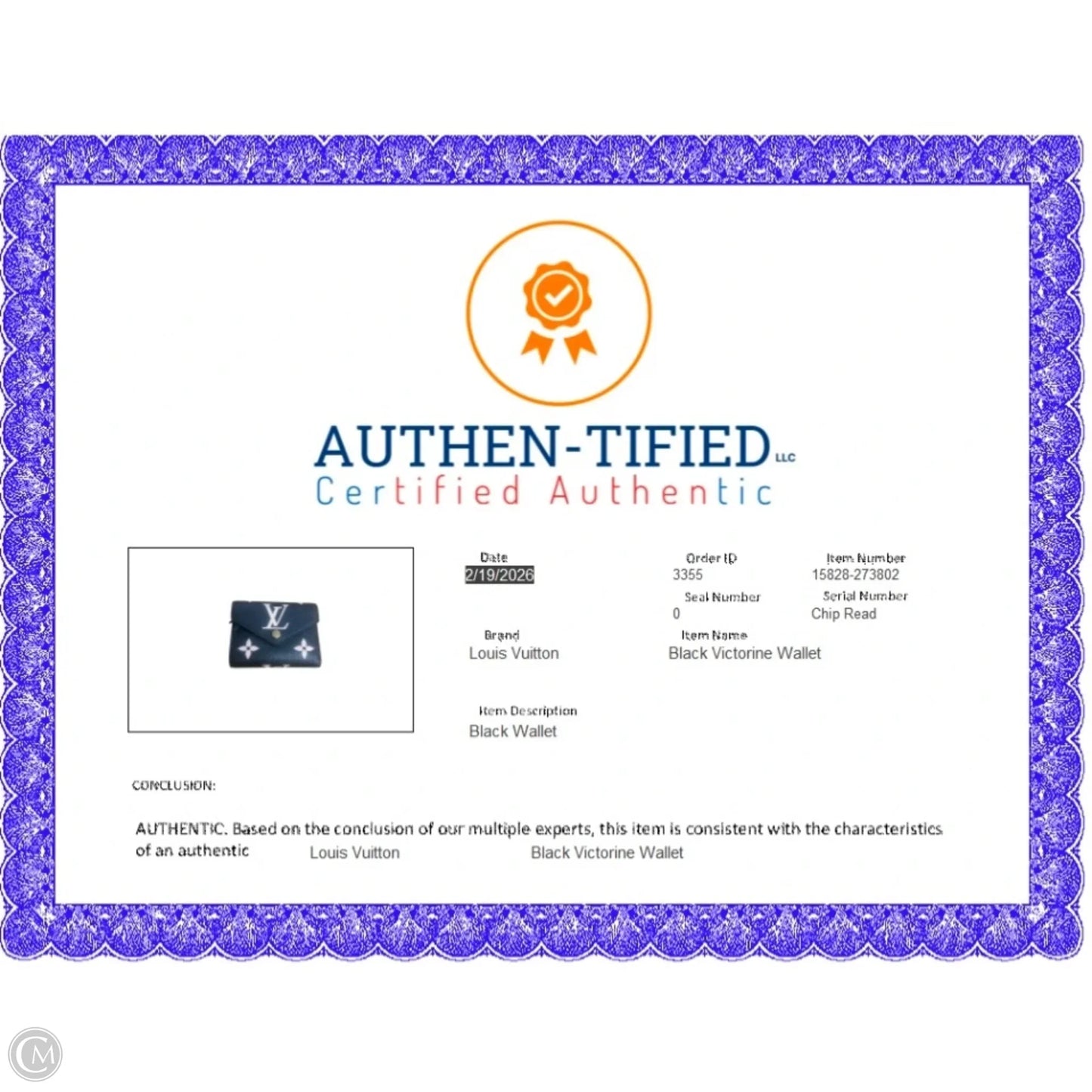 Wallet Luxury Designer By Louis Vuitton, Size: Small