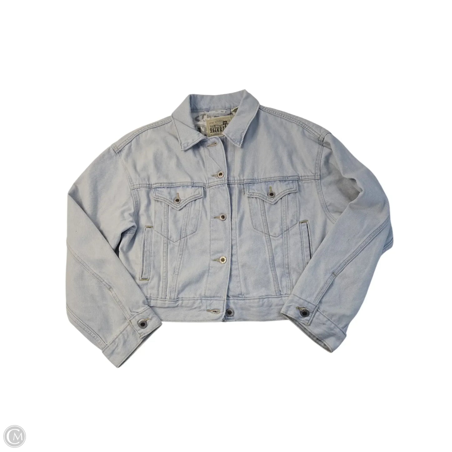 Jacket Denim By Levis In Blue, Size: M