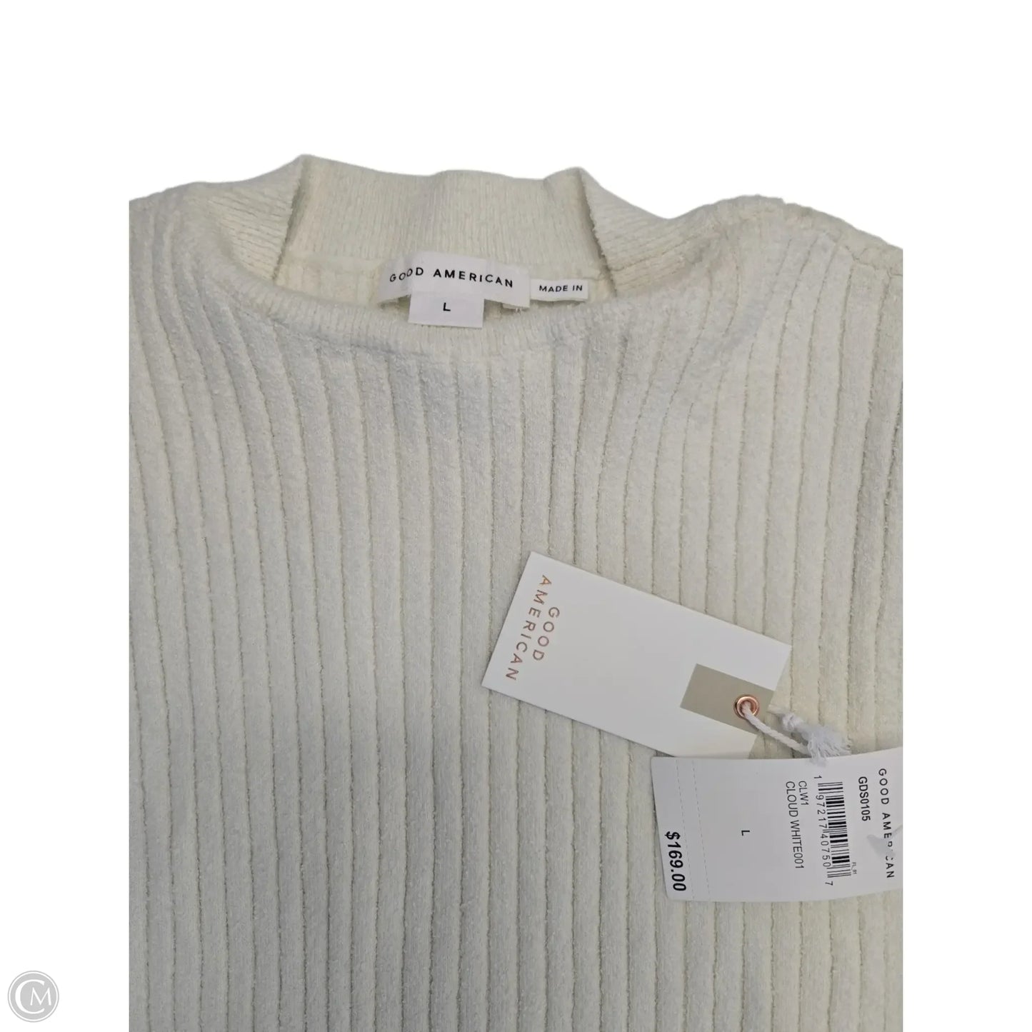 Dress Casual Midi By Good American In Cream, Size: L