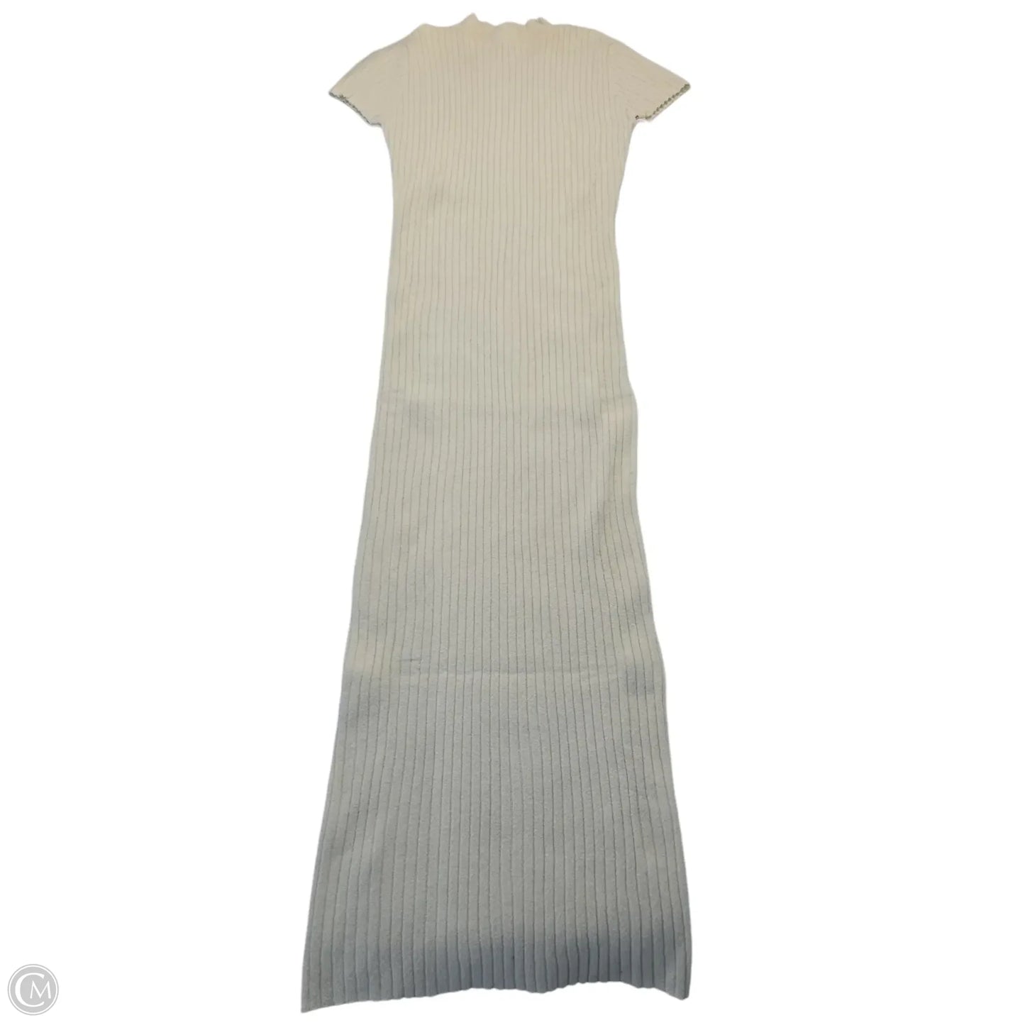 Dress Casual Midi By Good American In Cream, Size: L