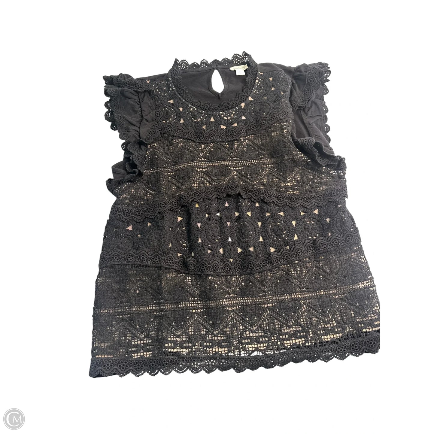 Top Short Sleeve Basic By Sundance In Black, Size: L