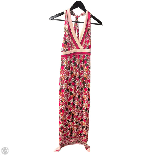 Dress Designer By Tory Burch In Pink & Red, Size: Xs