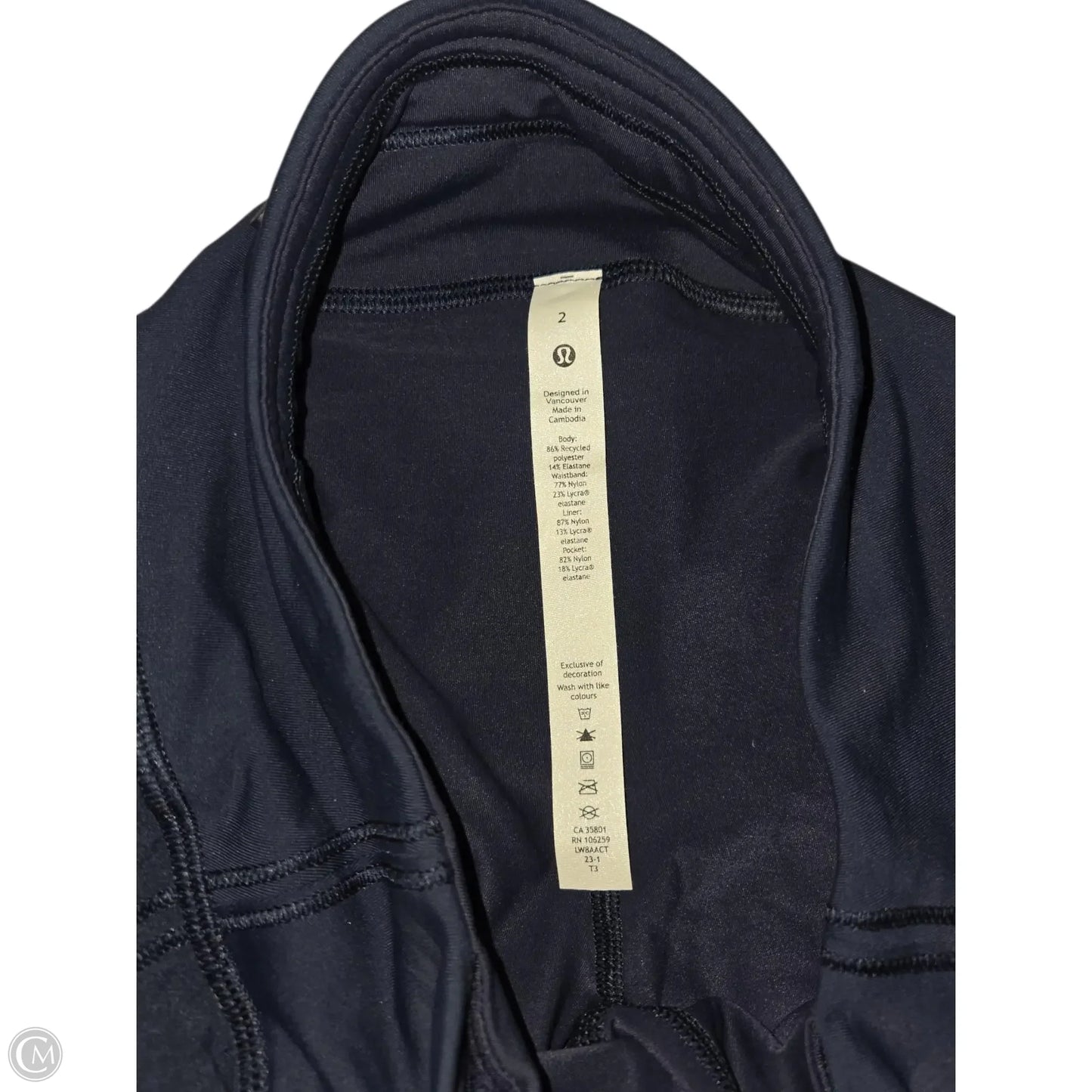 Athletic Skort By Lululemon In Blue, Size: 2