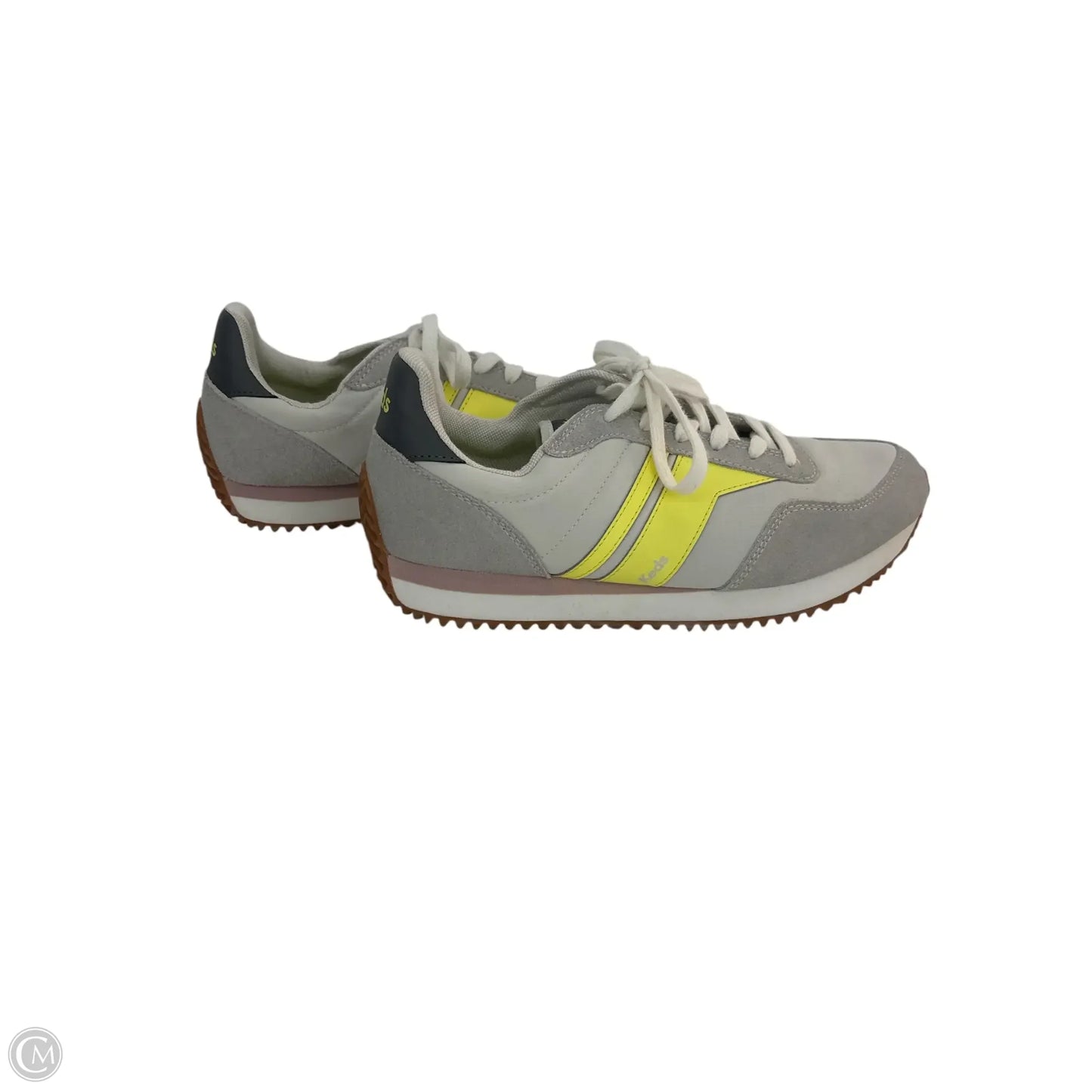 Shoes Sneakers By Keds In Grey & Yellow, Size: 8.5