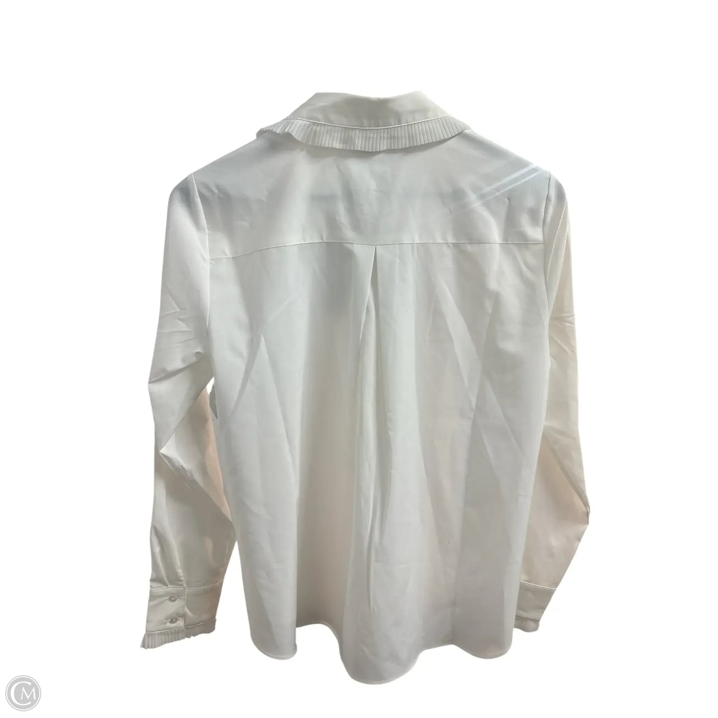 Top Long Sleeve Basic By Modern Works In White, Size: S