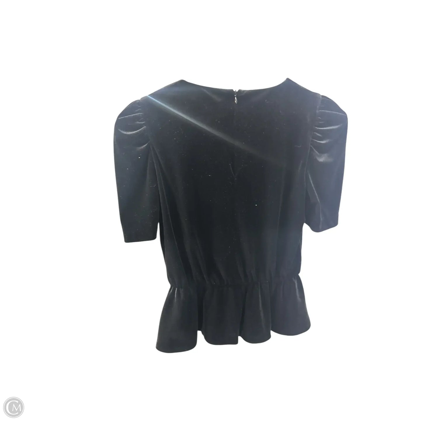 Top Short Sleeve Basic By Eliza J In Black, Size: S