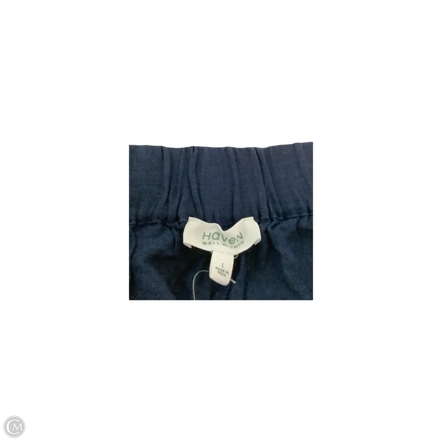 Pants Linen By Haven In Blue, Size: L