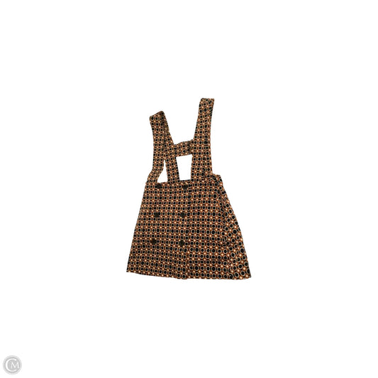Dress Casual Midi By Maeve In Black & Orange, Size: 8