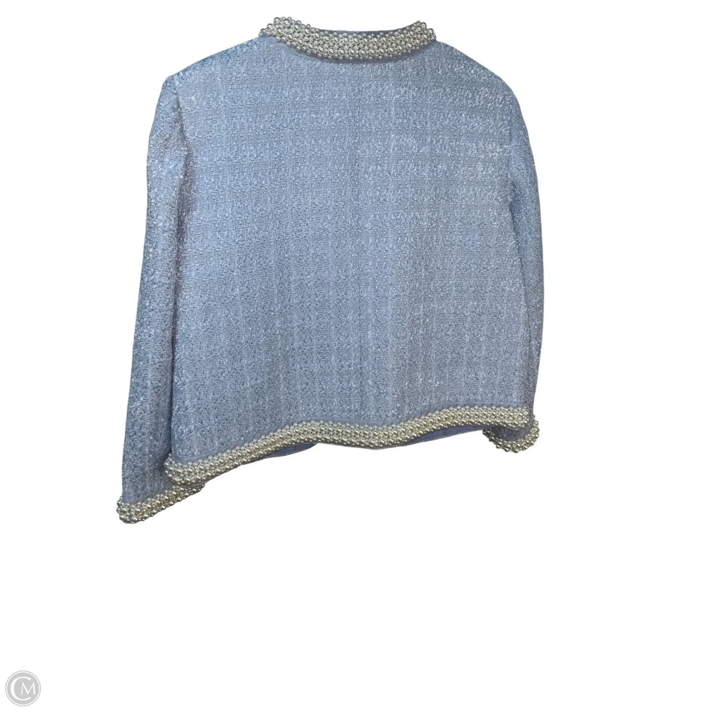 Blazer Designer By Kate Spade In Blue, Size: 10