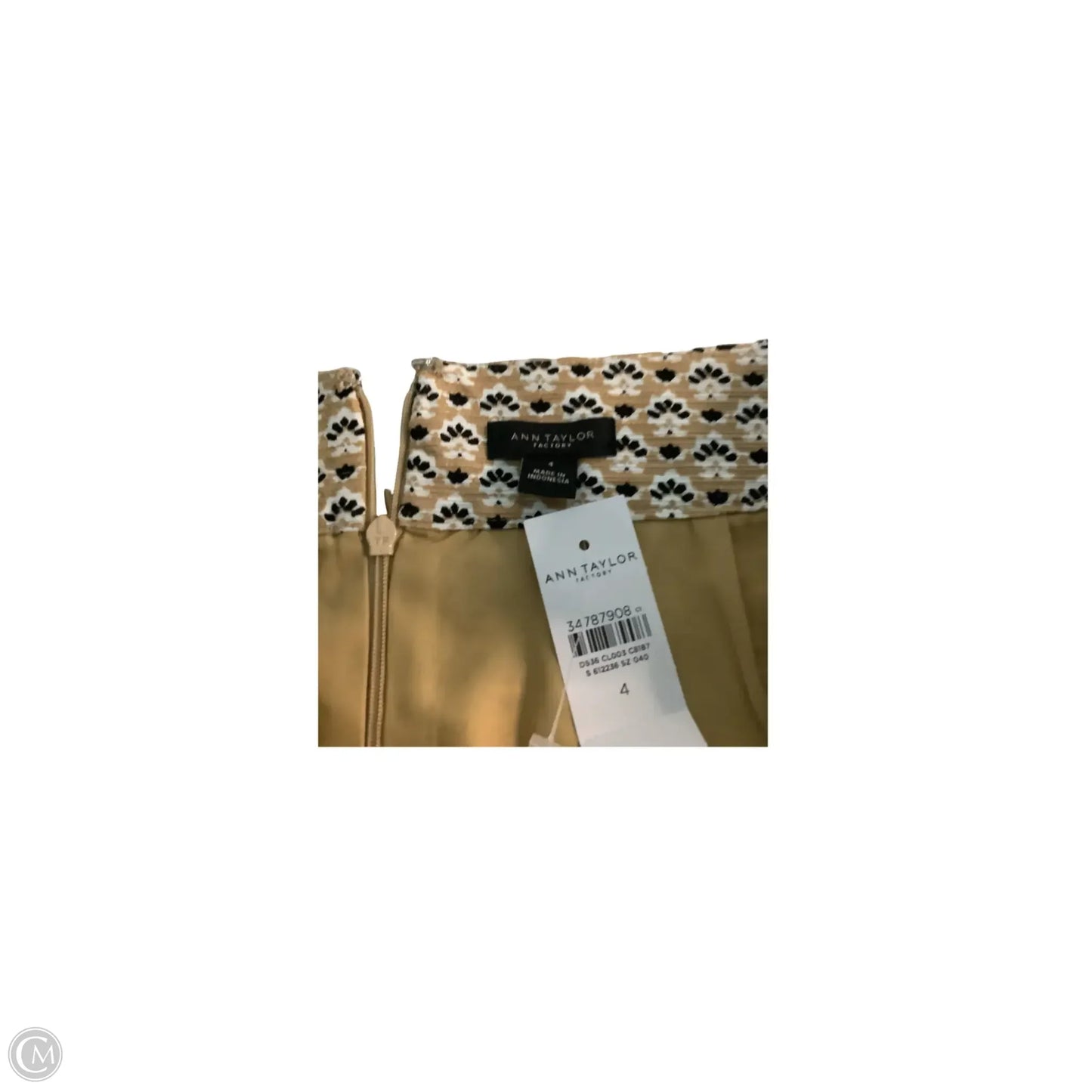 Skirt Maxi By Ann Taylor In Tan, Size: 4