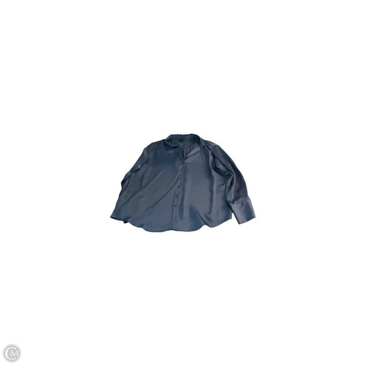 Top Long Sleeve Basic By Torrid In Blue, Size: 1x