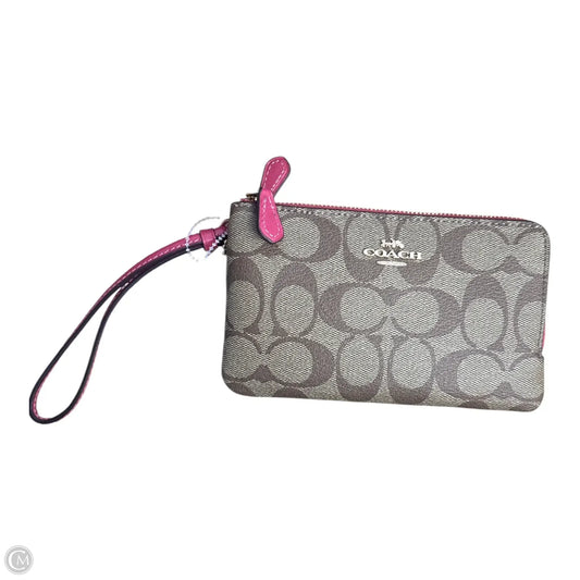 Wristlet Designer By Coach, Size: Large