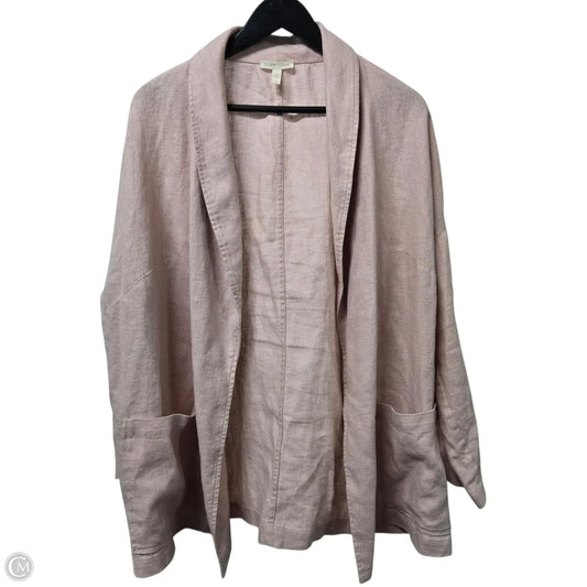 Blazer By Eileen Fisher In Pink, Size: 1x