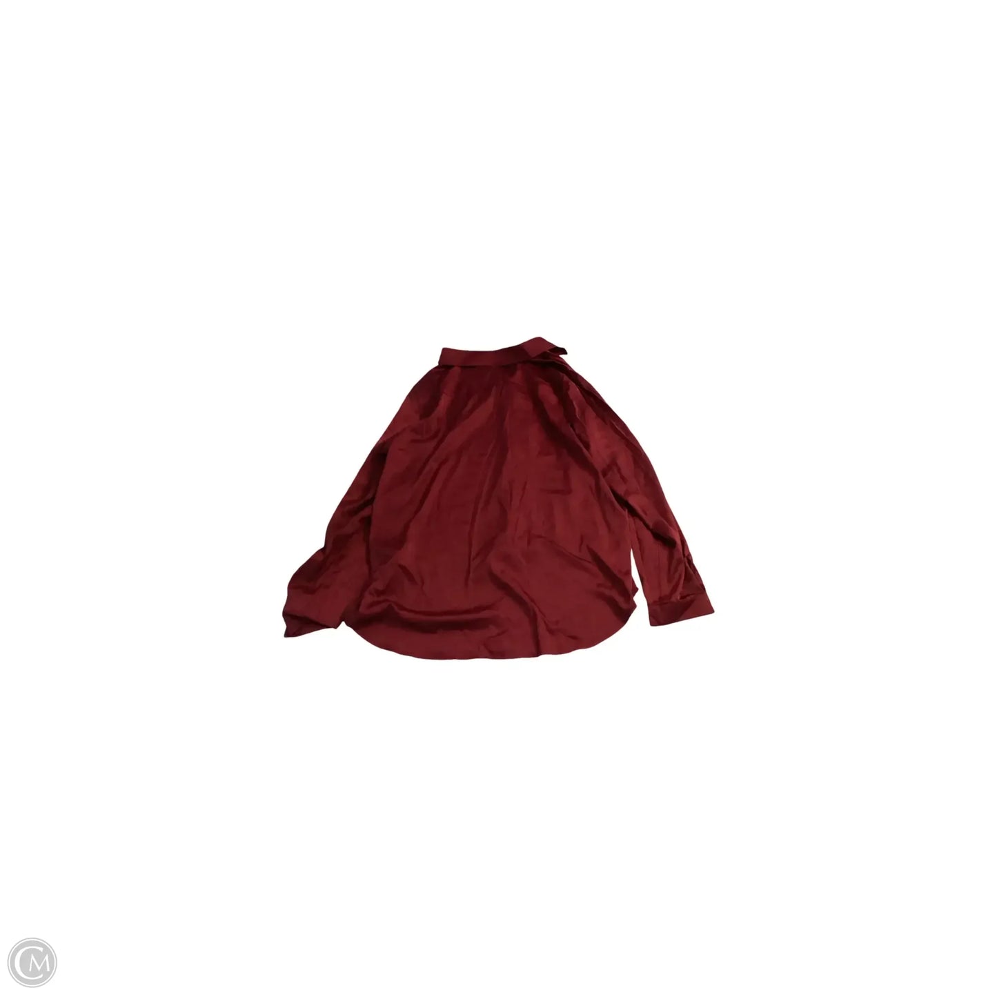 Top Long Sleeve Basic By Fashion Nova In Red, Size: 1x