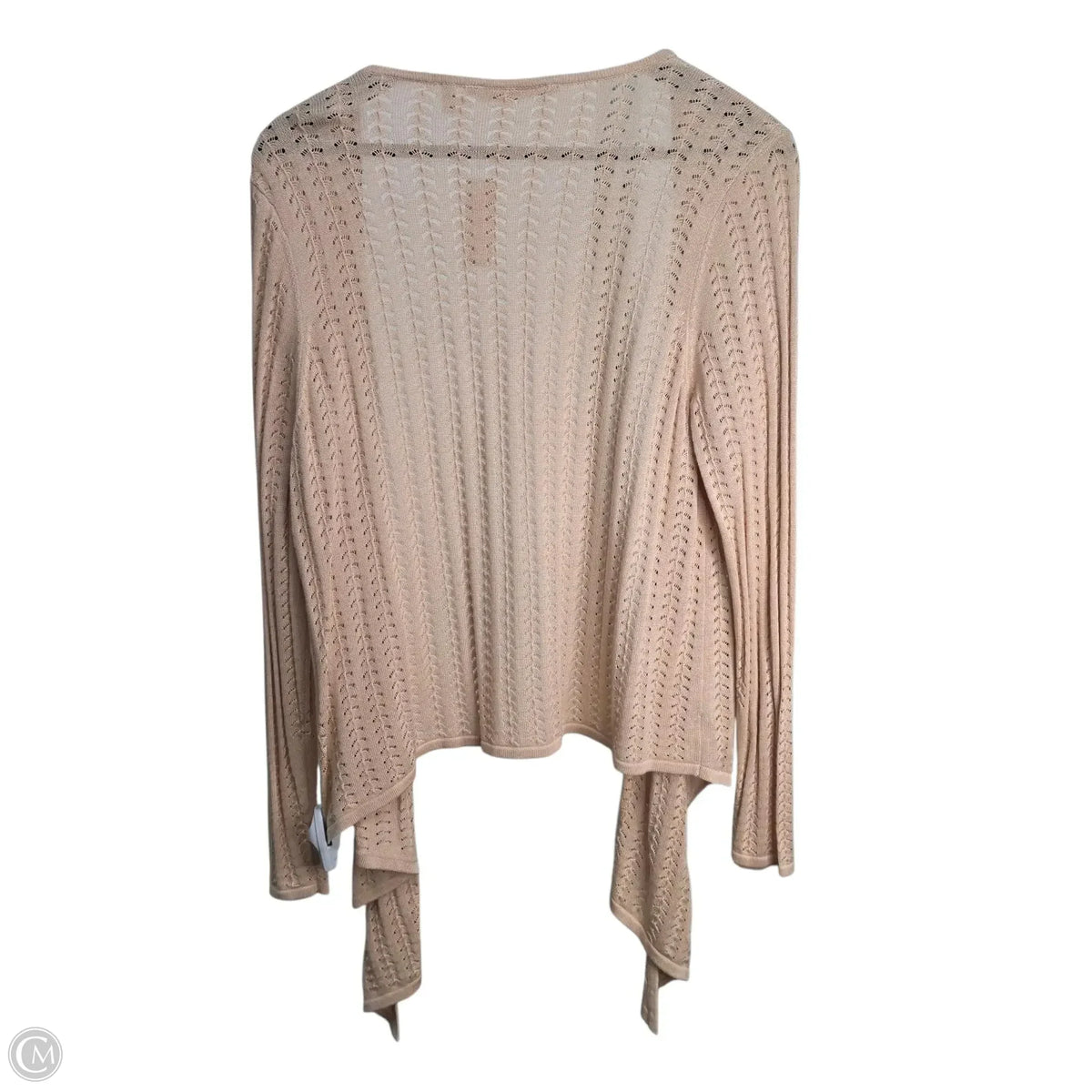 Top Long Sleeve Basic By Soft Surroundings In TAN, Size: S