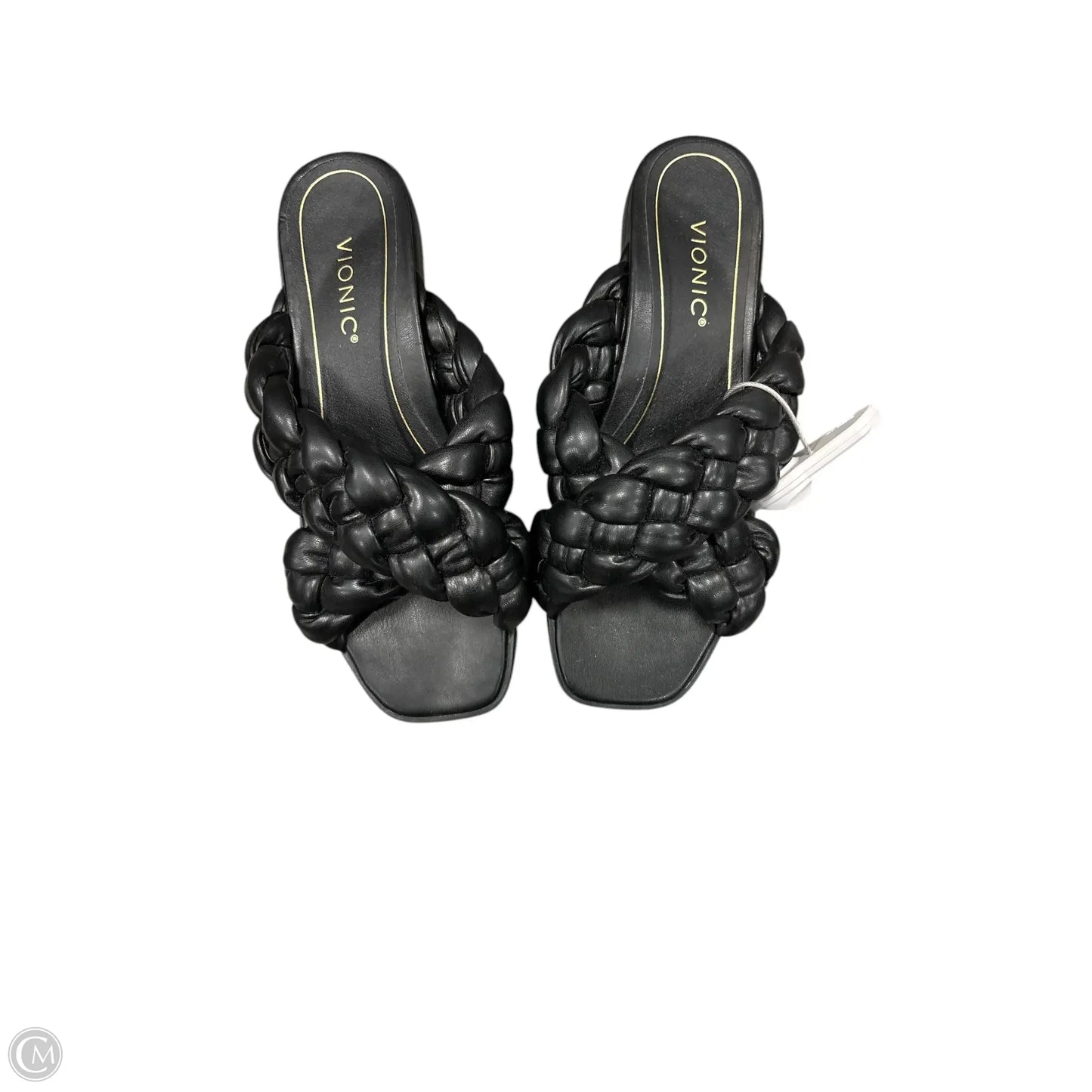 Sandals Flats By Vionic In Black, Size: 8.5