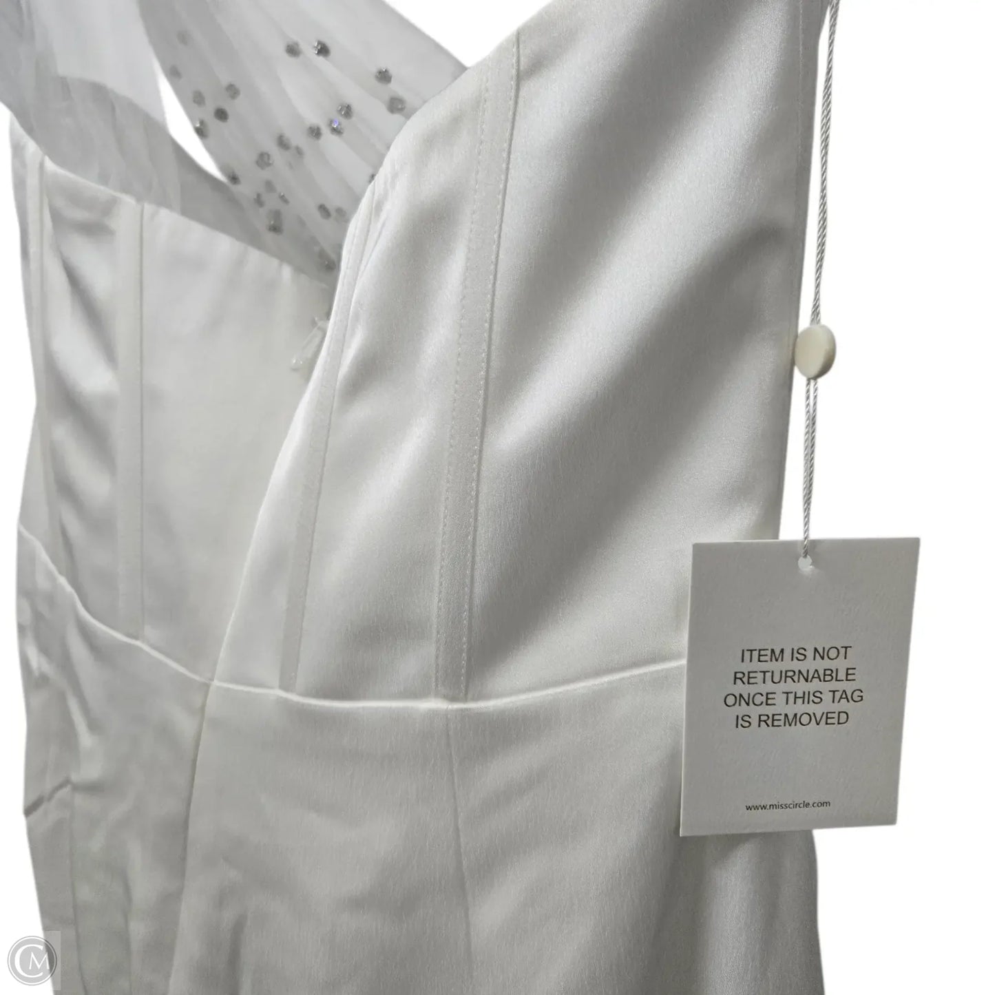 Dress Casual Maxi By MISS CIRCLE In White, Size: Xl