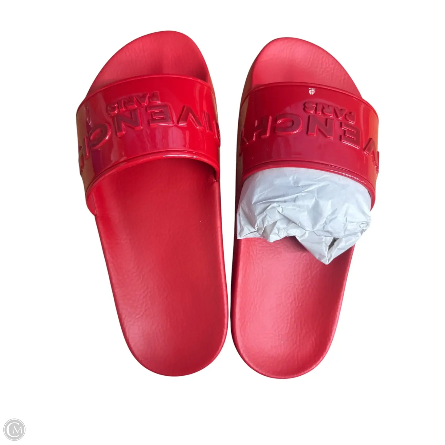 Sandals Luxury Designer By Givenchy In Red, Size: 6