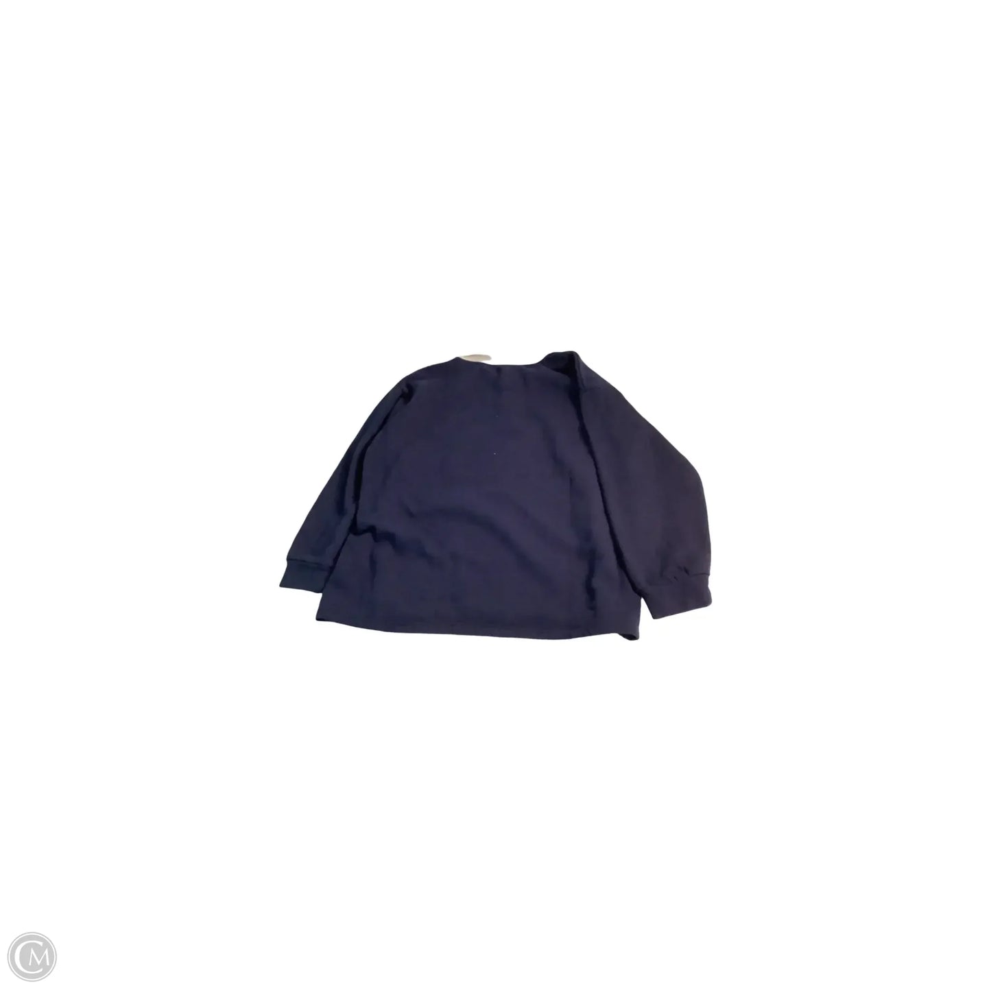 University of Michigan Top Long Sleeve Basic In Blue, Size: S