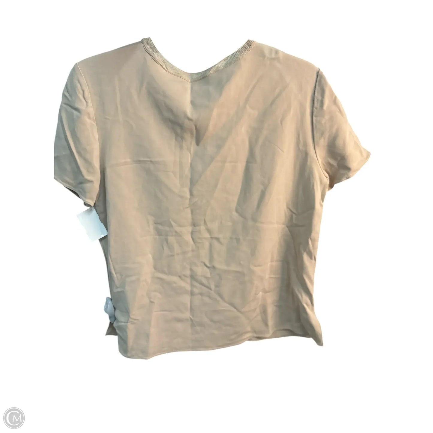 Top Short Sleeve Basic By Theory In Tan, Size: M