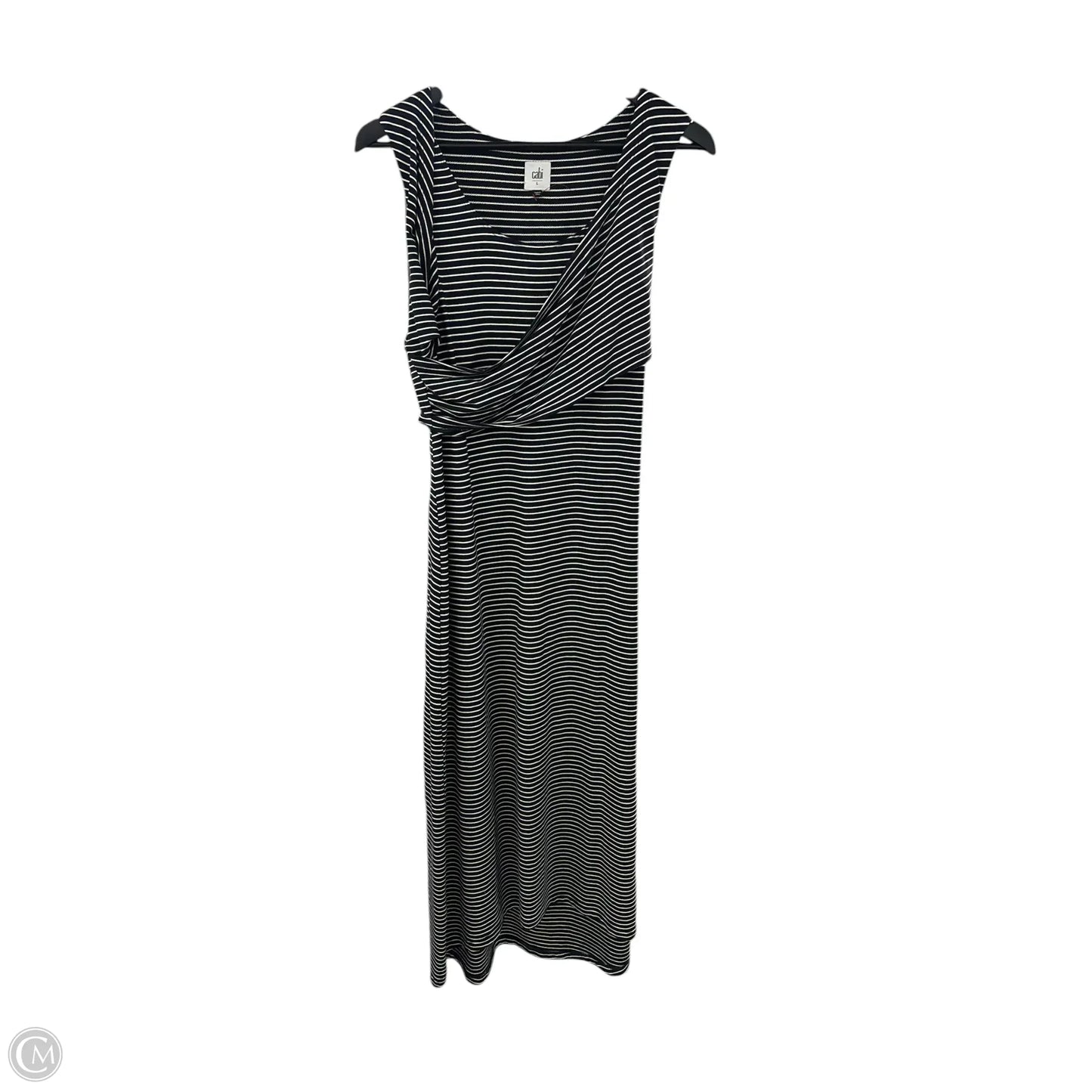 Dress Casual Midi By Cabi In Navy, Size: L