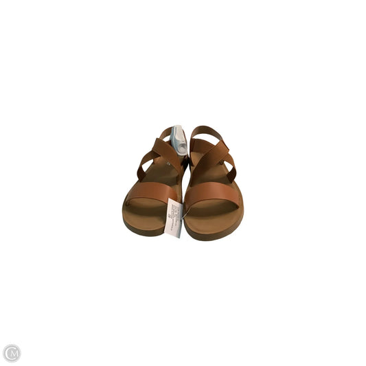 Sandals Flats By Forever 21 In Tan, Size: 7.5