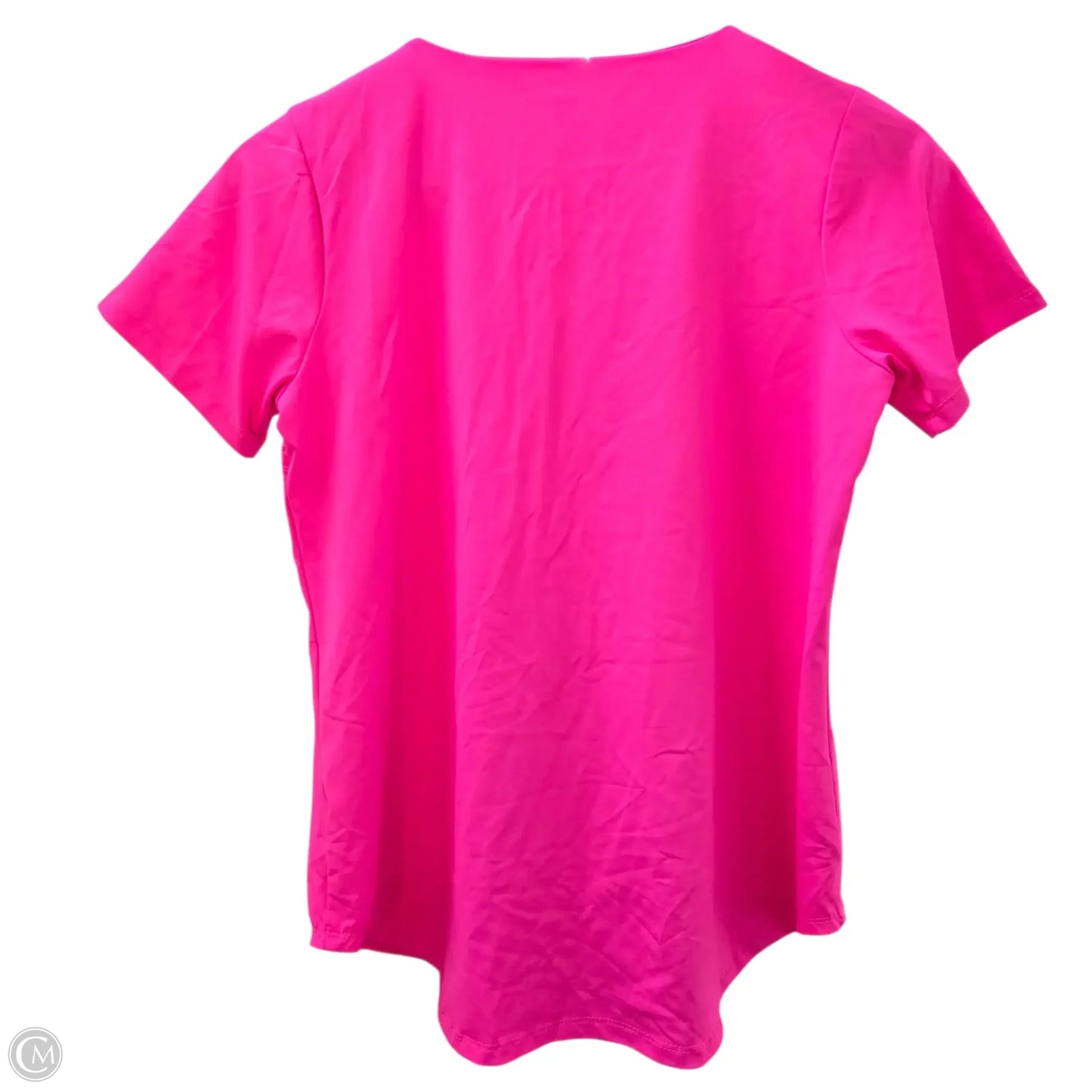 Top Short Sleeve Basic By Lulu B In Pink, Size: S