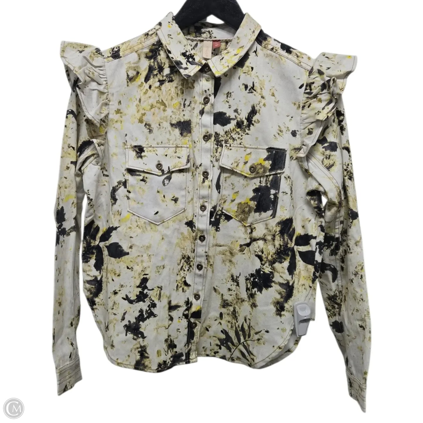 Jacket Other By Pilcro In Yellow, Size: Xs