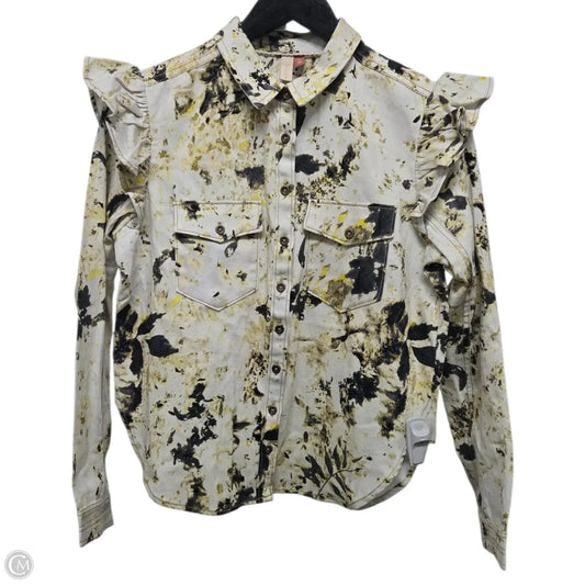 Jacket Other By Pilcro In Yellow, Size: Xs