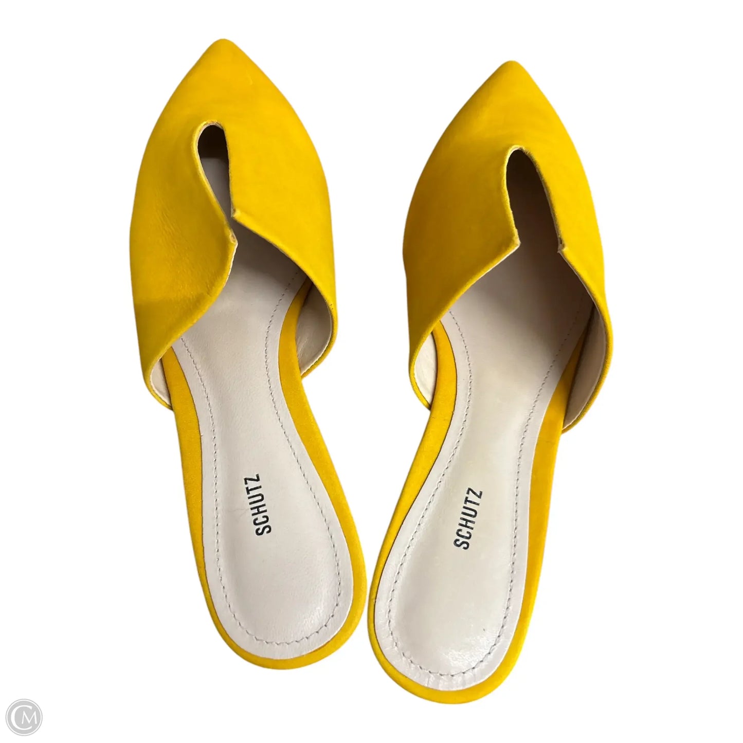 Shoes Flats By Schutz In Yellow, Size: 7