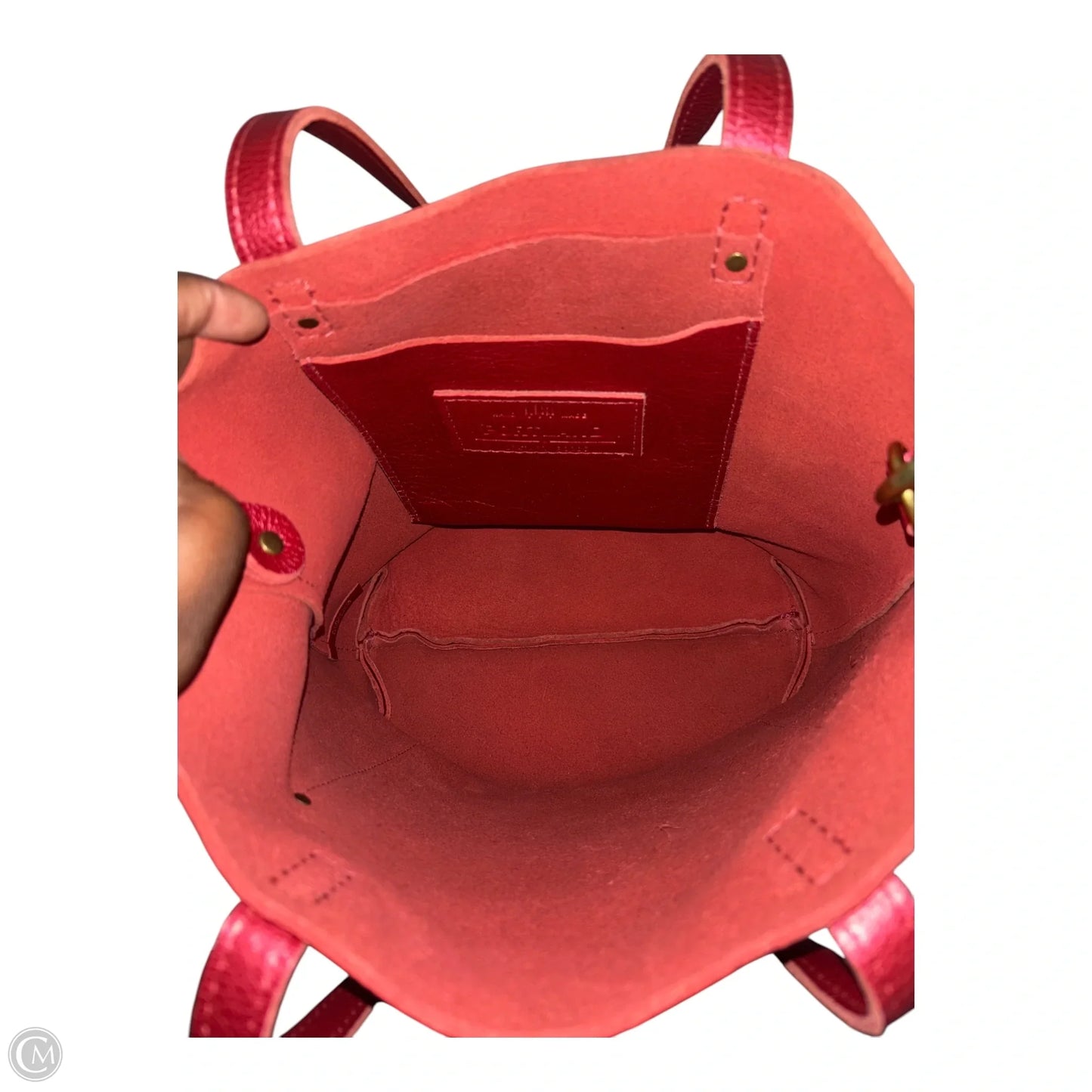 Handbag Leather By Portland Leather, Size: Large