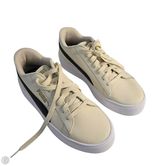 Shoes Sneakers By Puma In Cream, Size: 10.5