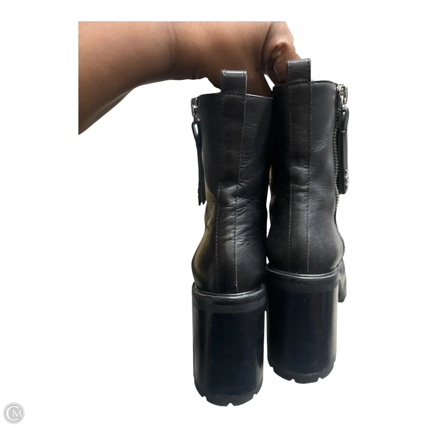 Boots Leather By Agl In Black, Size: 8