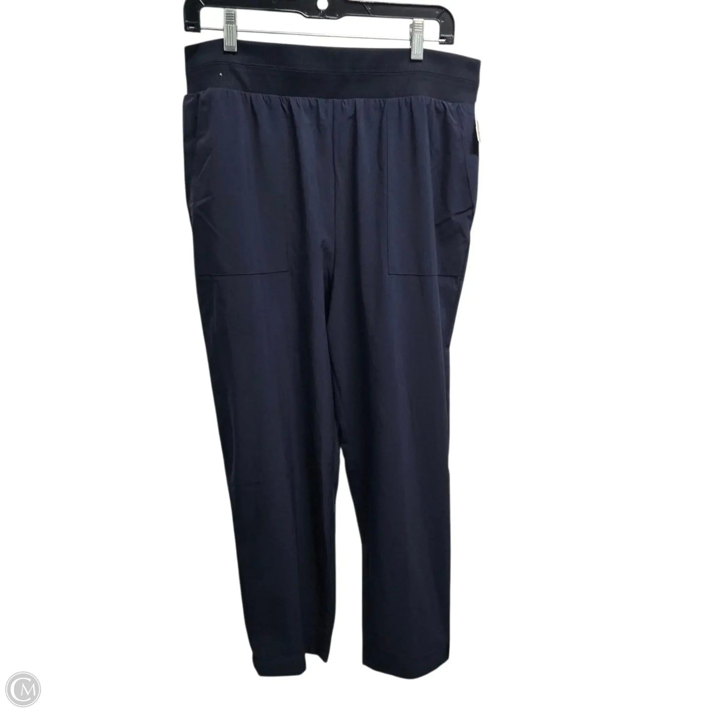 Athletic Pants By Talbots In Navy, Size: L
