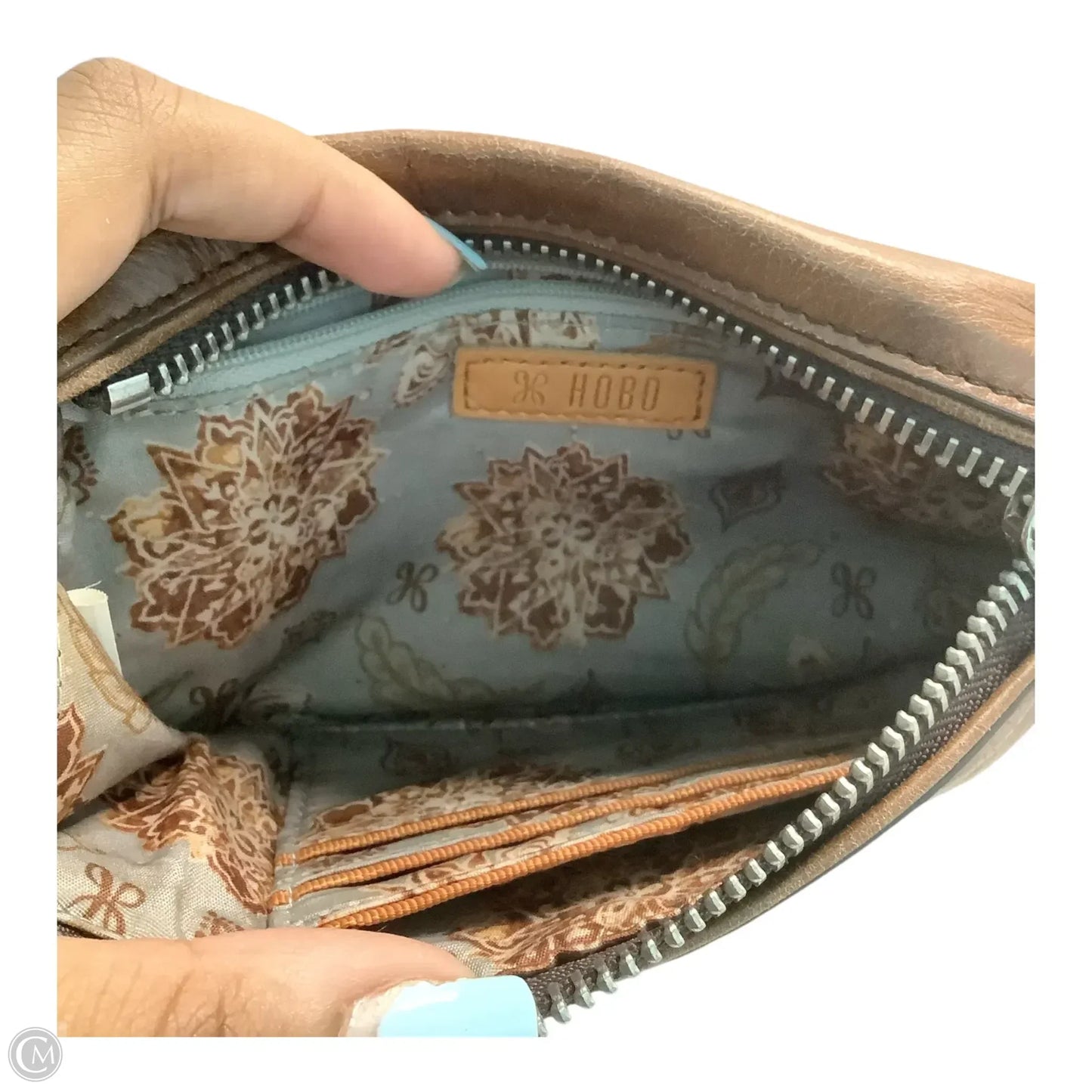 Handbag Leather By Hobo Intl, Size: Small