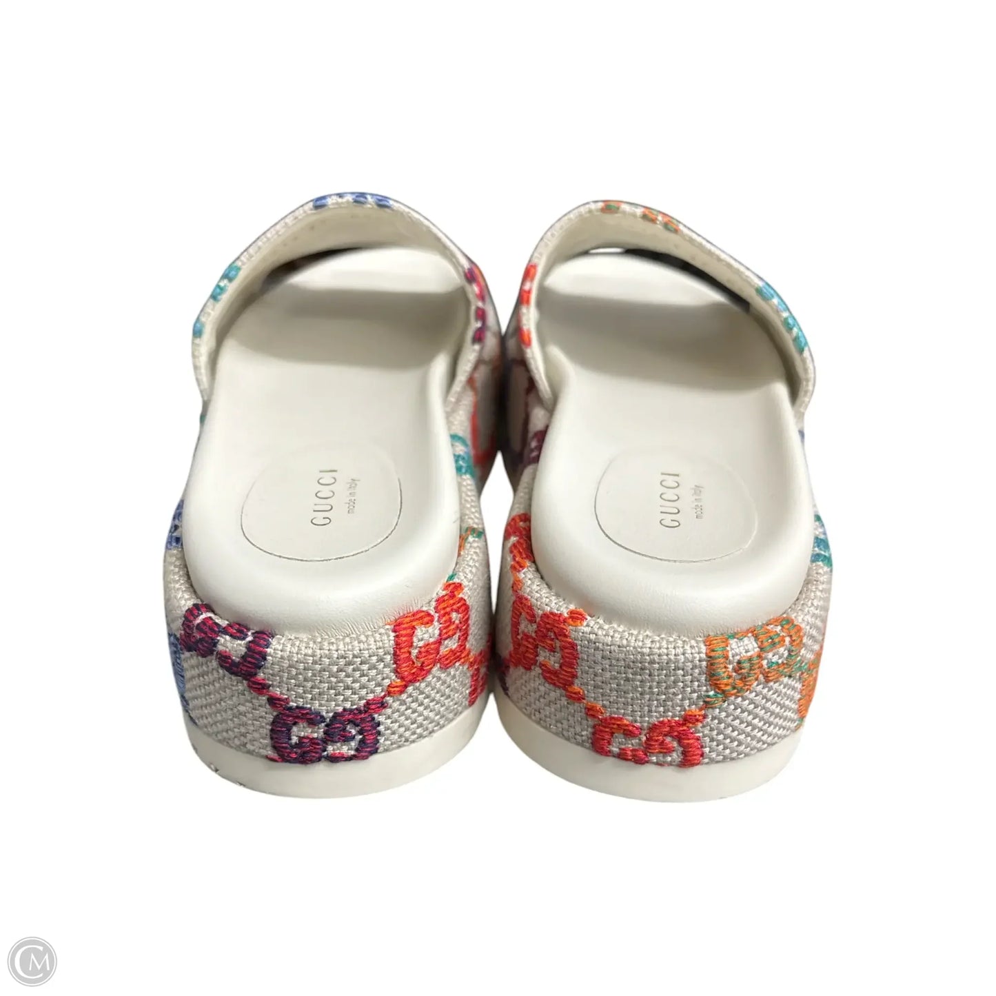 Sandals Luxury Designer By Gucci In Multi-colored