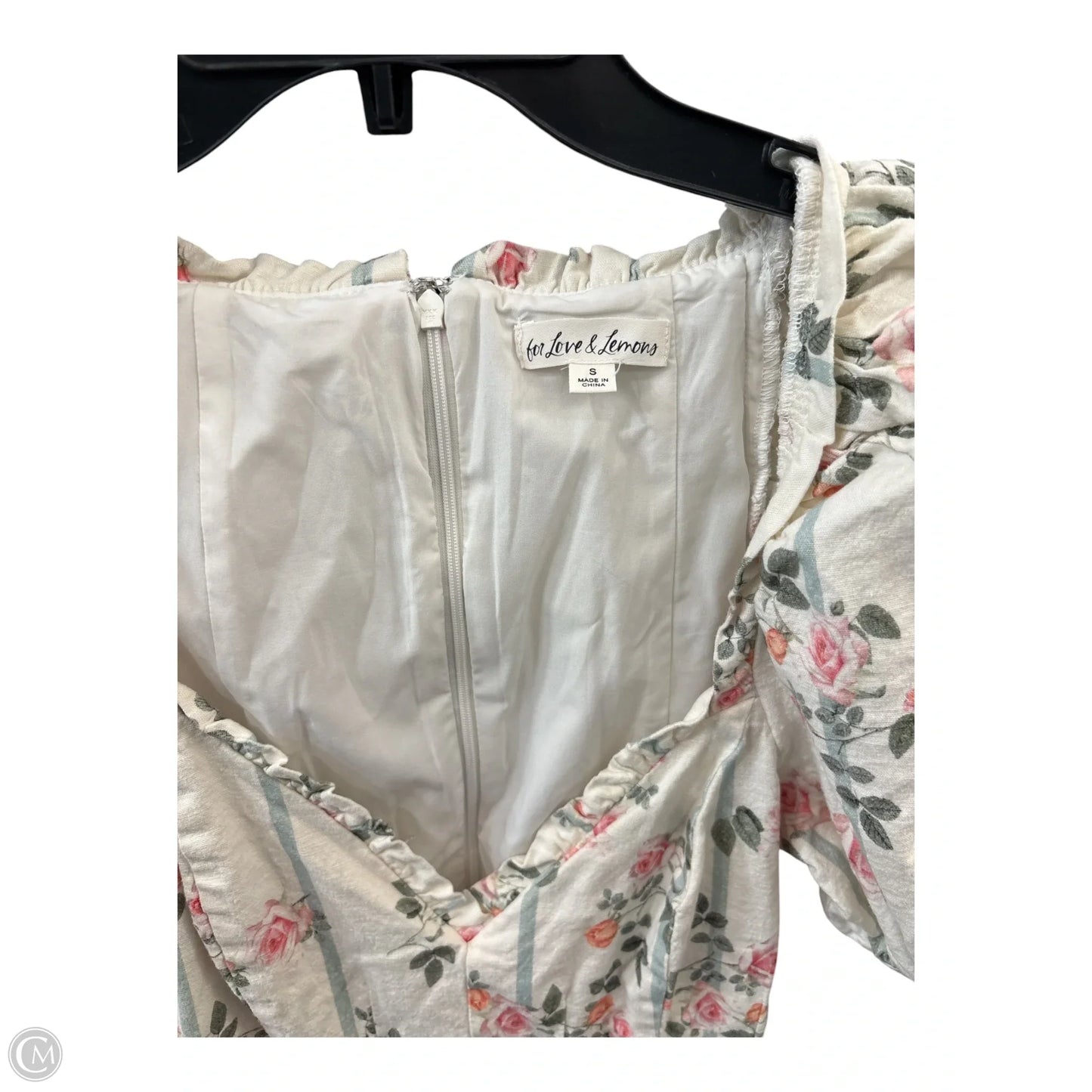 Dress Casual Midi By For Love & Lemons In Floral Print, Size: S