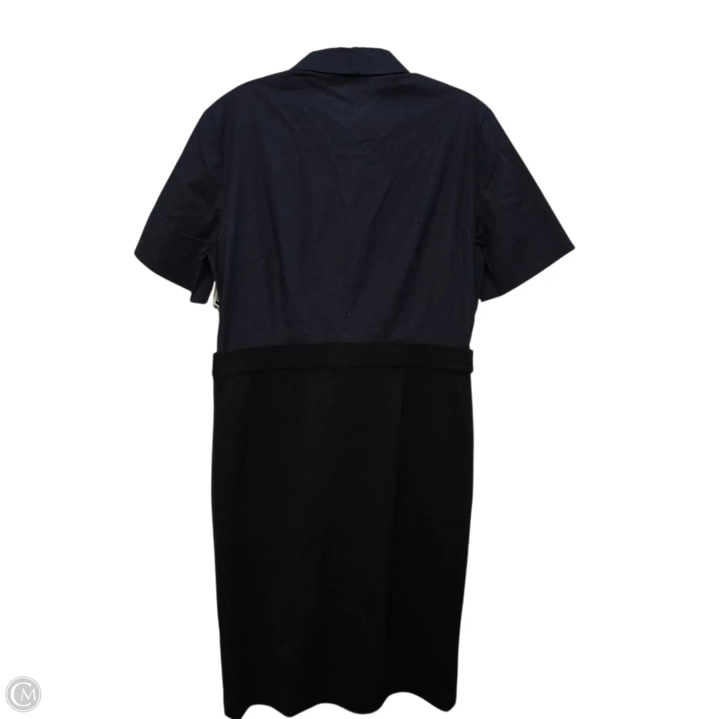 Dress Designer By Tory Burch In Black & Blue, Size: L