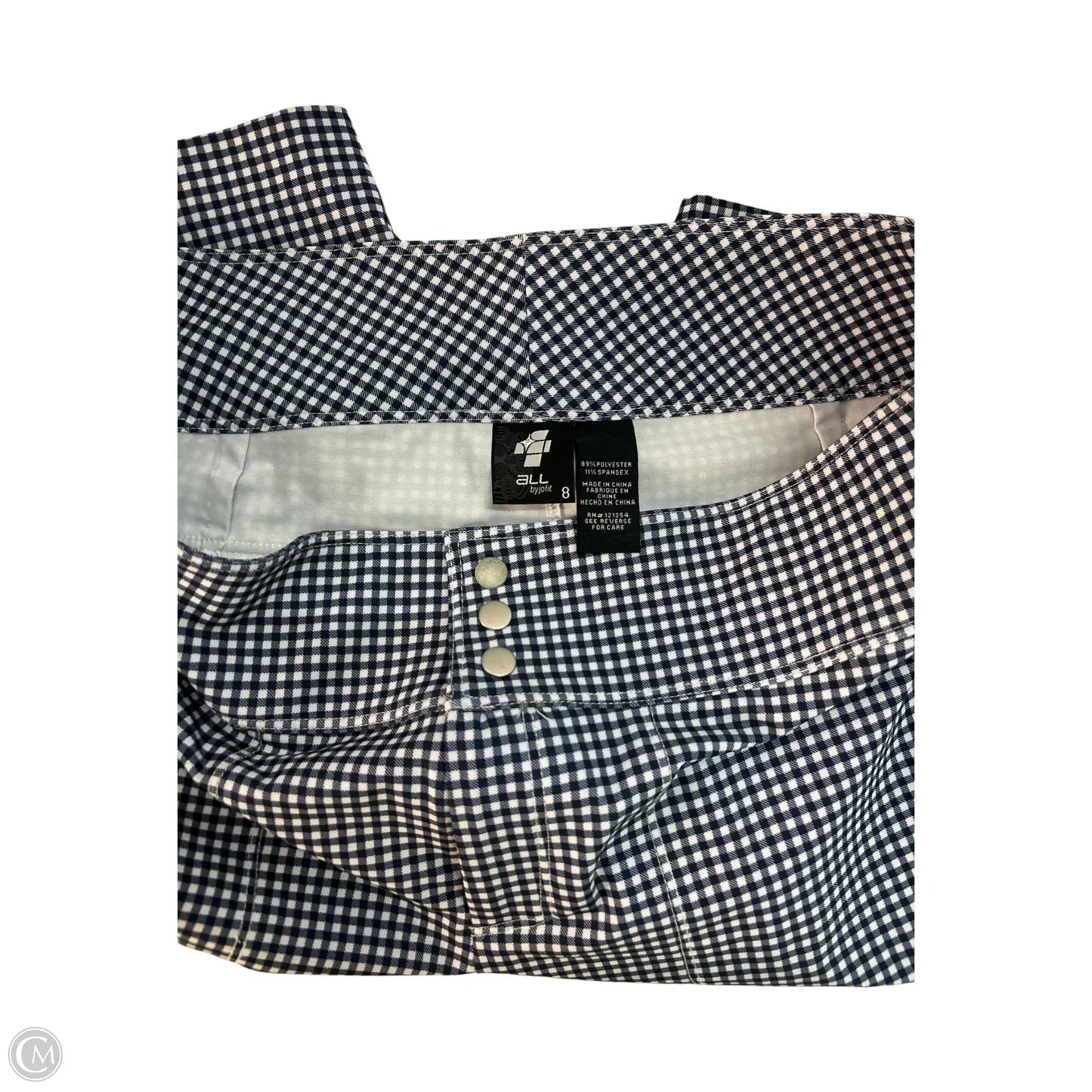 Athletic Shorts By Jofit In Blue & White, Size: 8