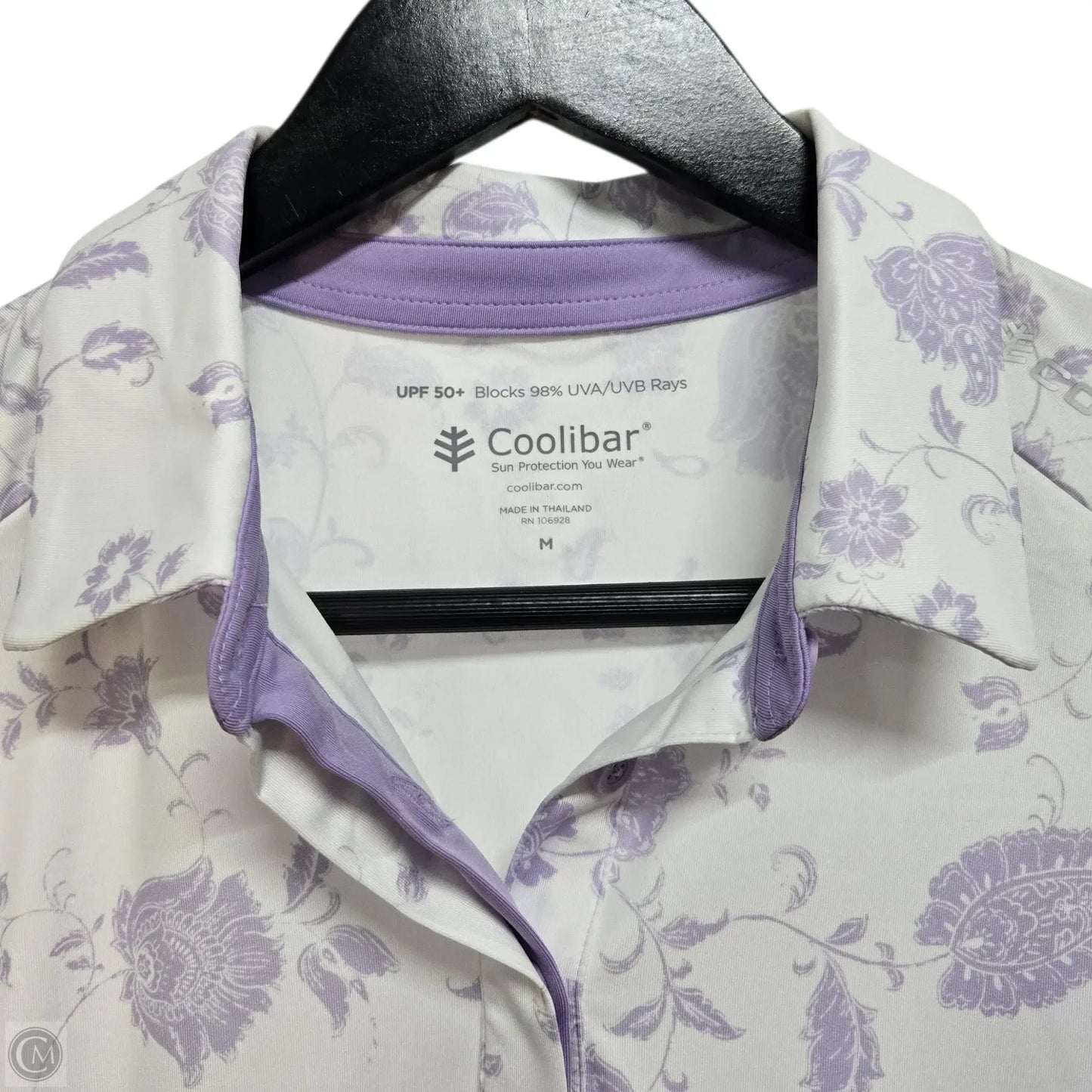 Athletic Tank Top By Coolibar In Purple, Size: M