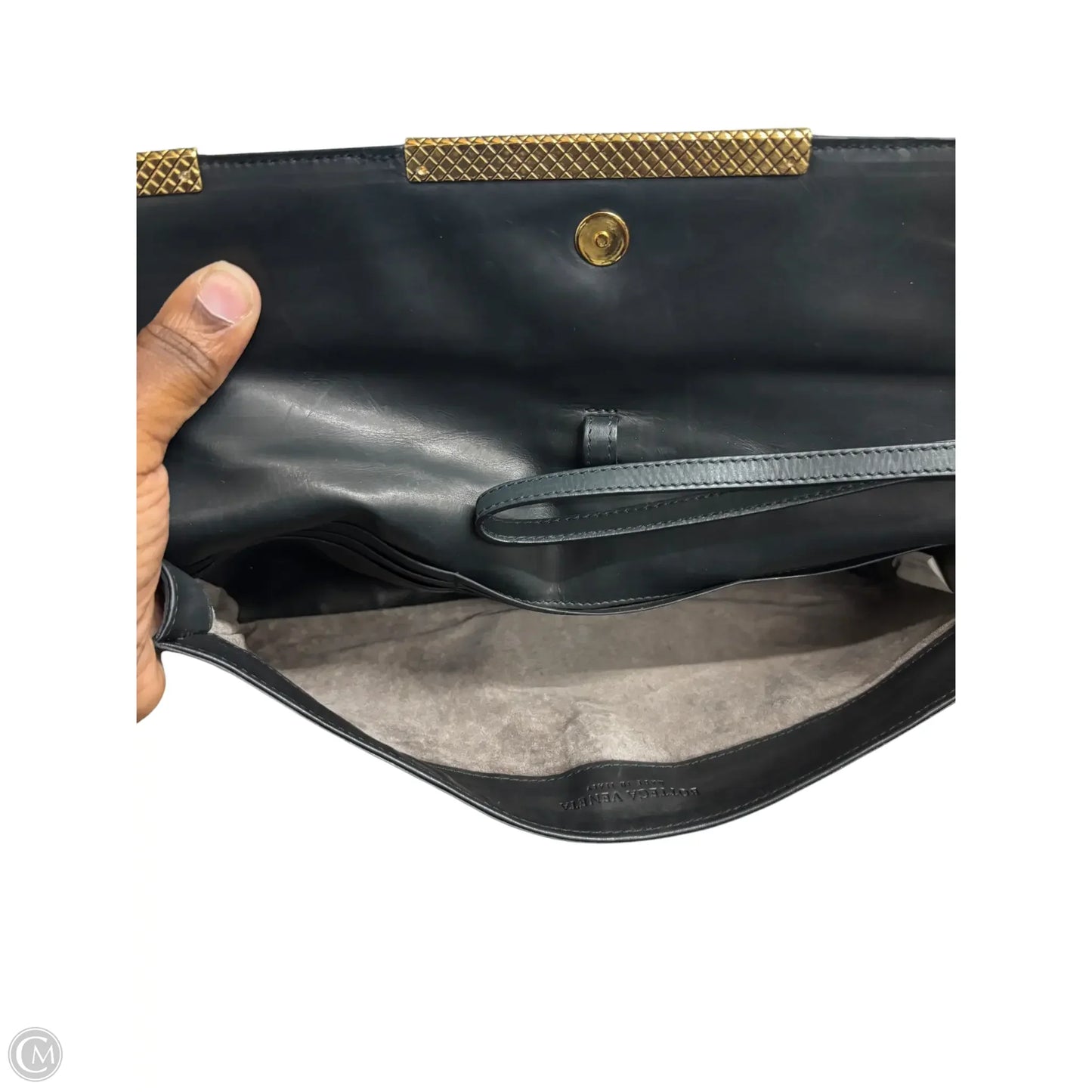 Clutch Luxury Designer By Bottega Veneta, Size: Large